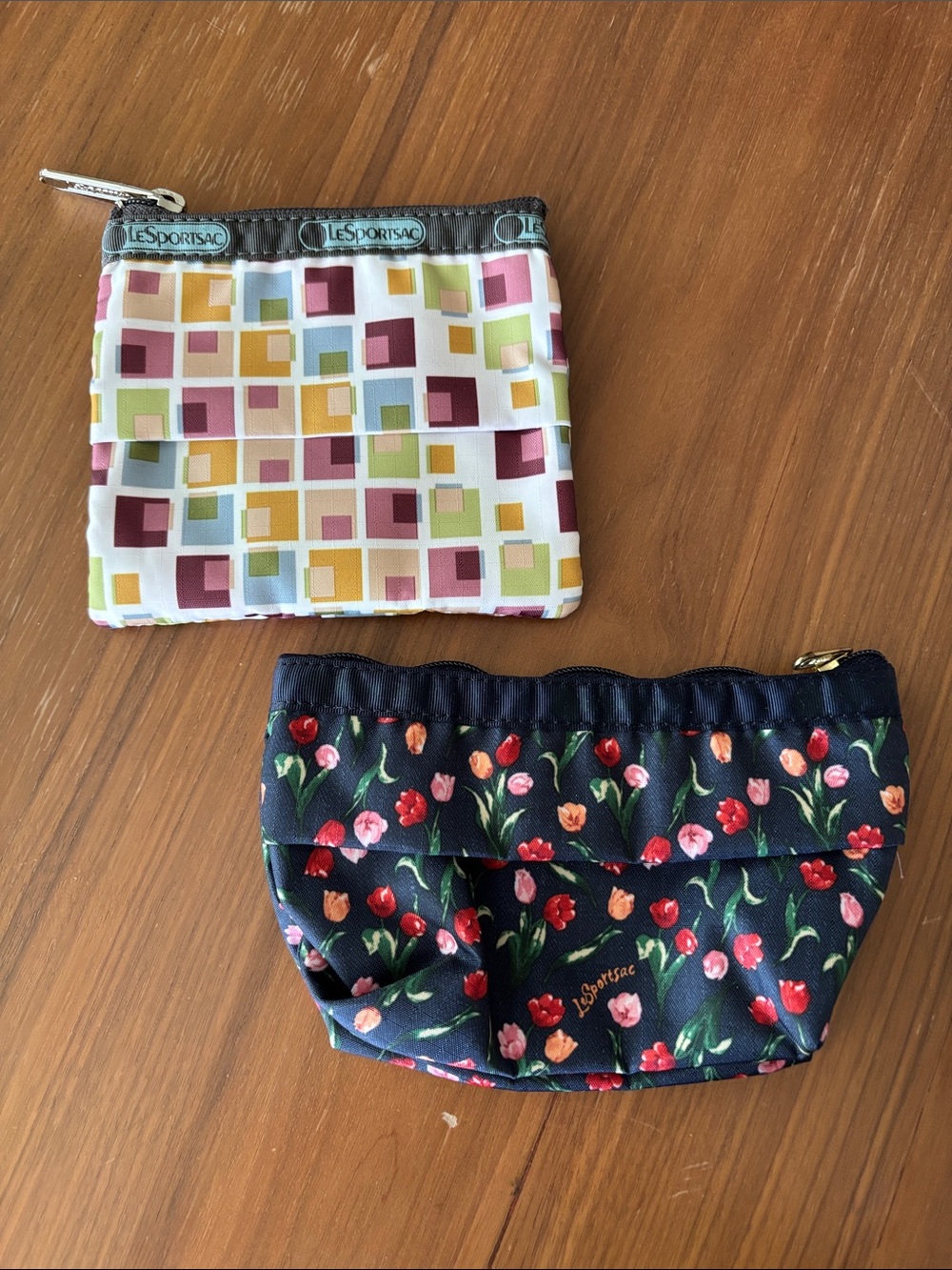 LeSportsac Floral Pouch & Multi Geometric Pouch (Bundle of 2) 💕